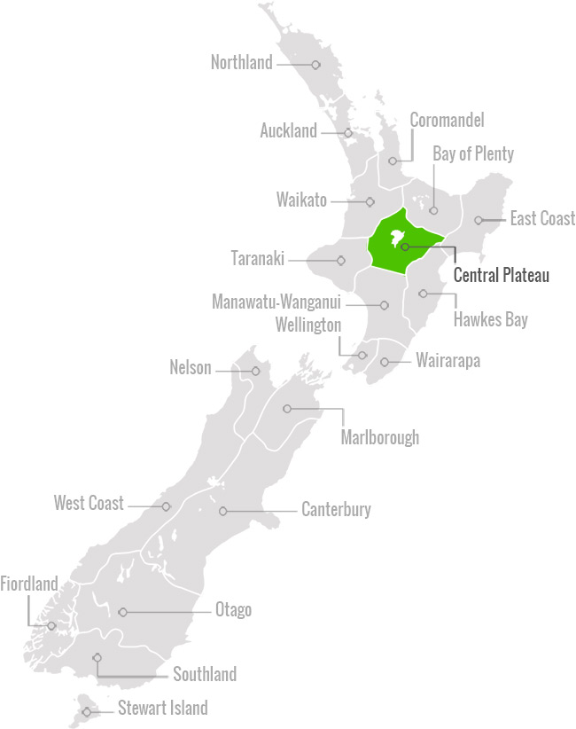 Map Central Plateau
